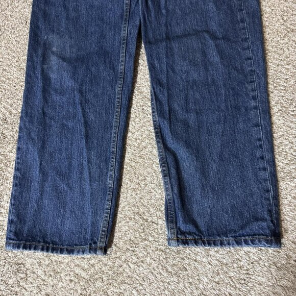 Levis 550 Jeans Mens 36x32 Blue Denim Relaxed Fit Straight Leg Red Tab Classic - Picture 2 of 12